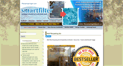 Desktop Screenshot of filterpenyaringair.com