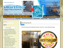 Tablet Screenshot of filterpenyaringair.com